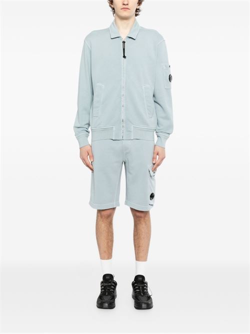 Bermuda uomo cargo sportivo celeste CP COMPANY | 20CMSB741A110044R809